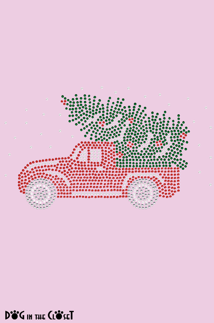 Christmas Truck (Small) - Womens Tee