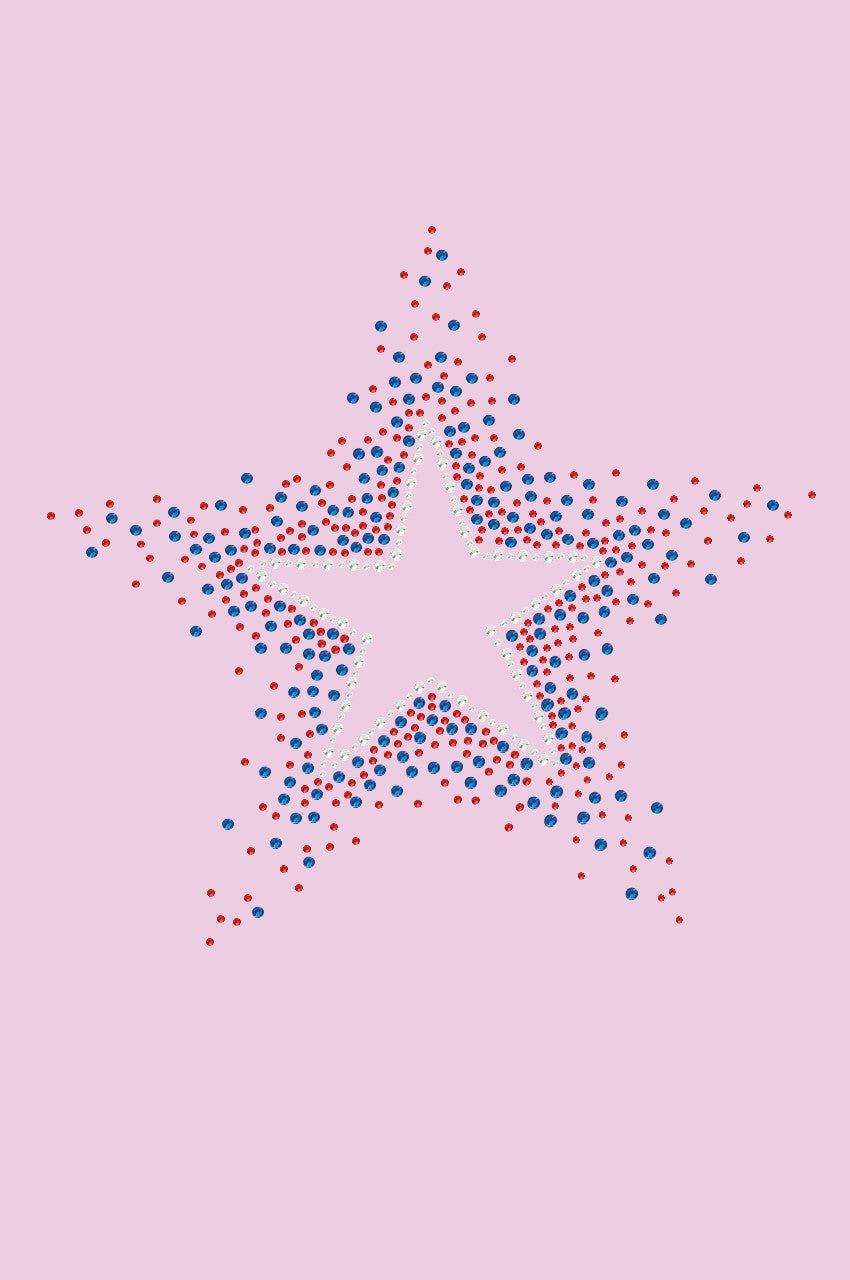 Star (Red & Blue) - Women's T-shirt