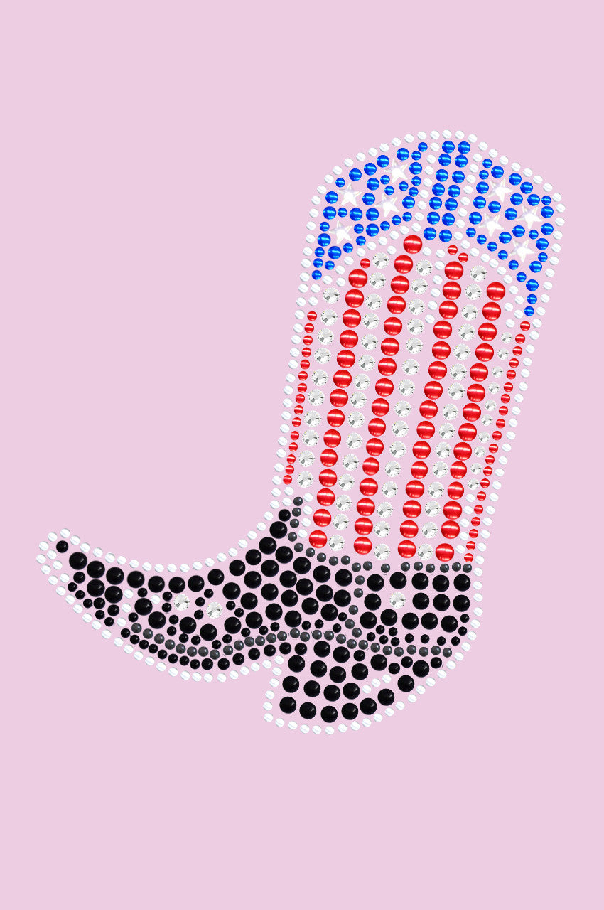 Boot (Red, White, & Blue) - bandana
