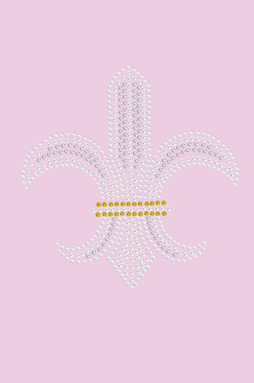 Fleur de Lis (Rhinestones & Nailheads) - Women's T-shirt