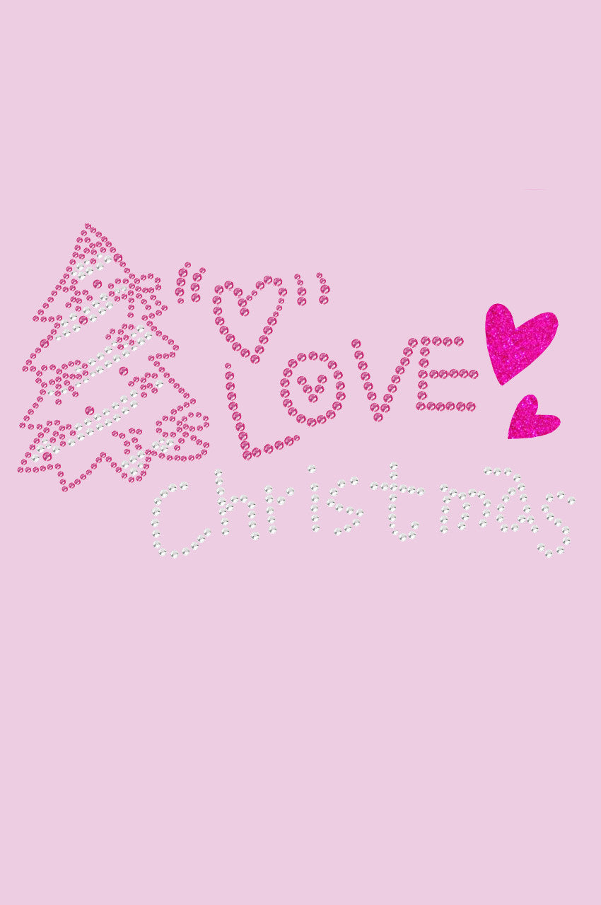 Love Pink Christmas - Womens T-shirt