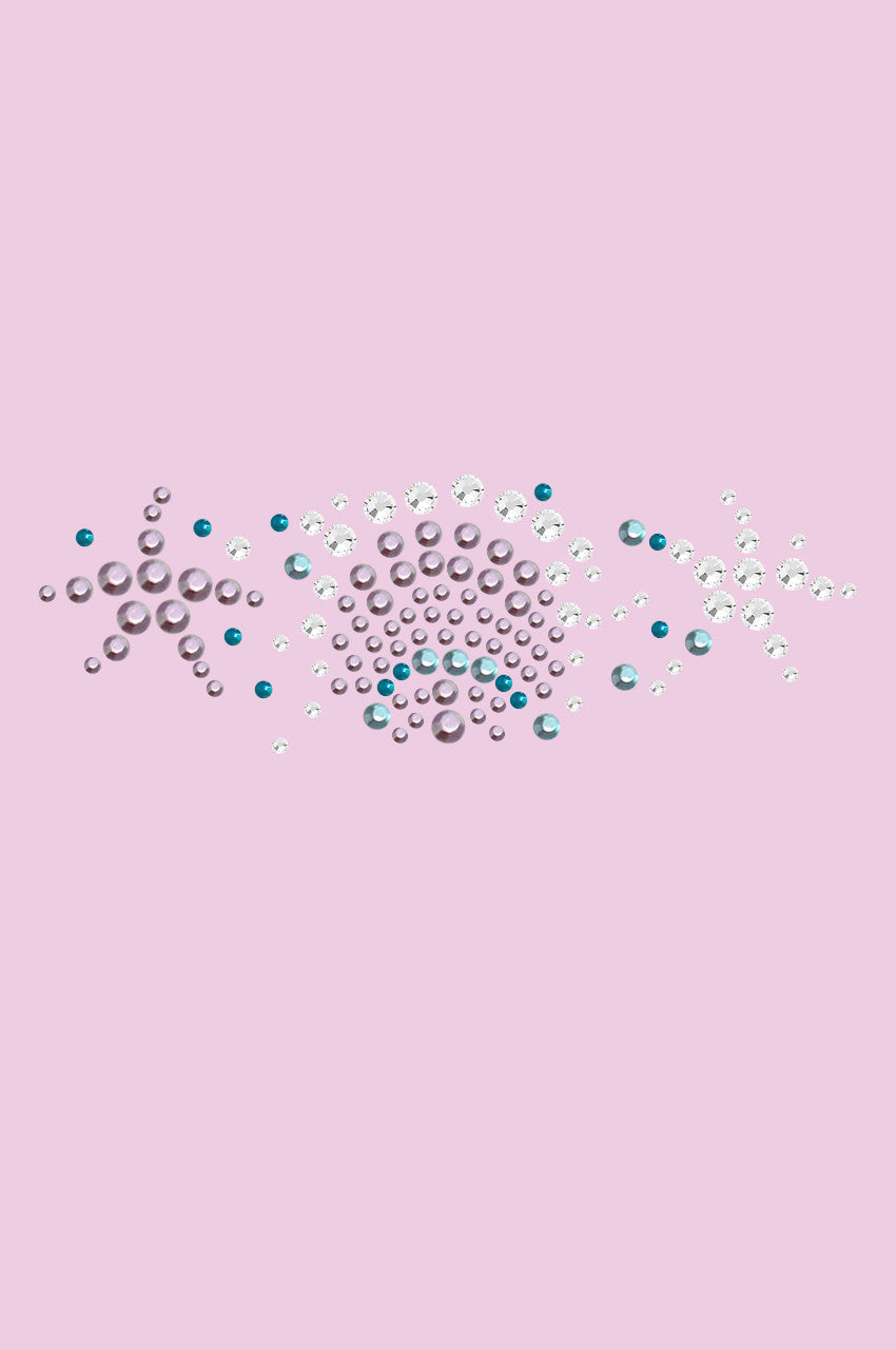 Sea Shells (Small Rhinestone) - Womens T-shirt