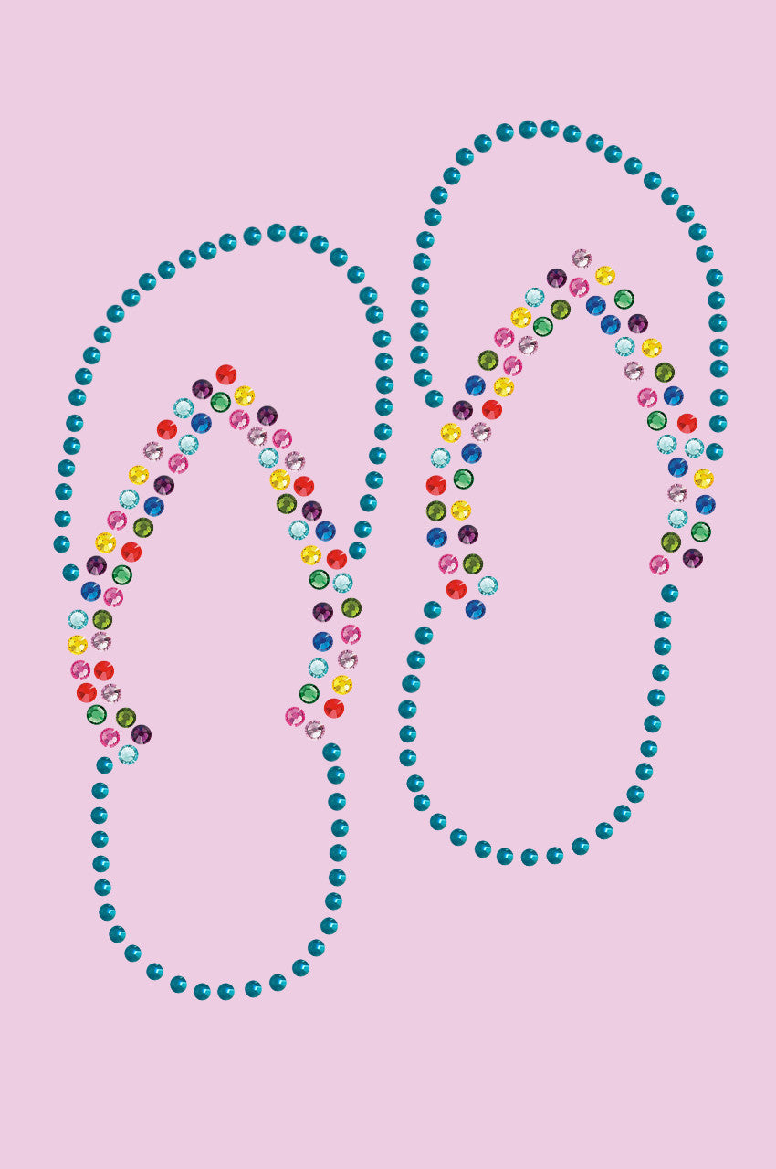 Flip Flops (Turquoise) - Women's T-shirt