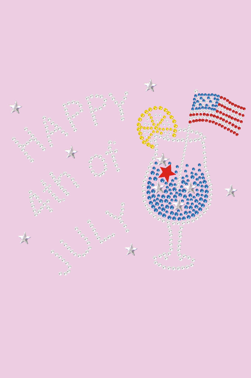 July 4th Cocktail - Womens T-shirt