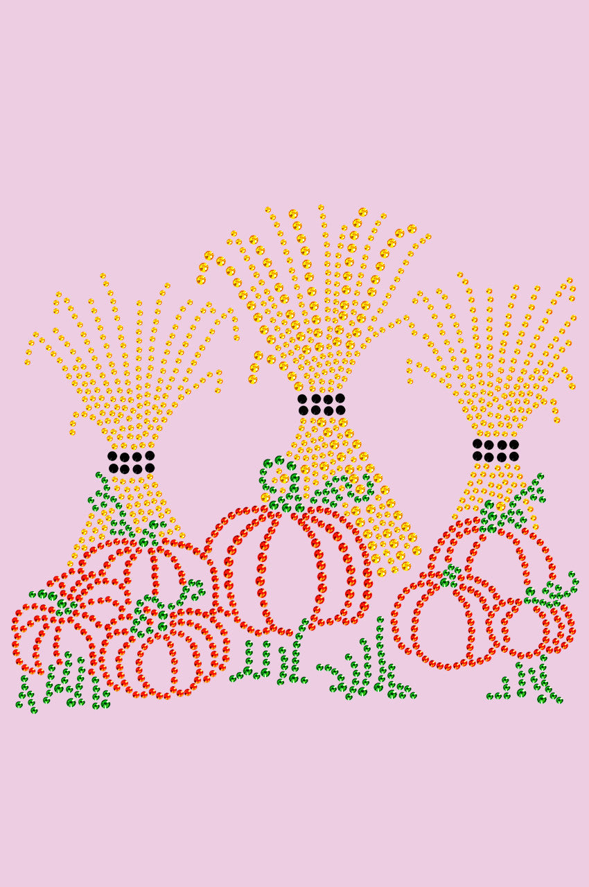 Hay Stacks & Pumpkins - Womens T-shirt