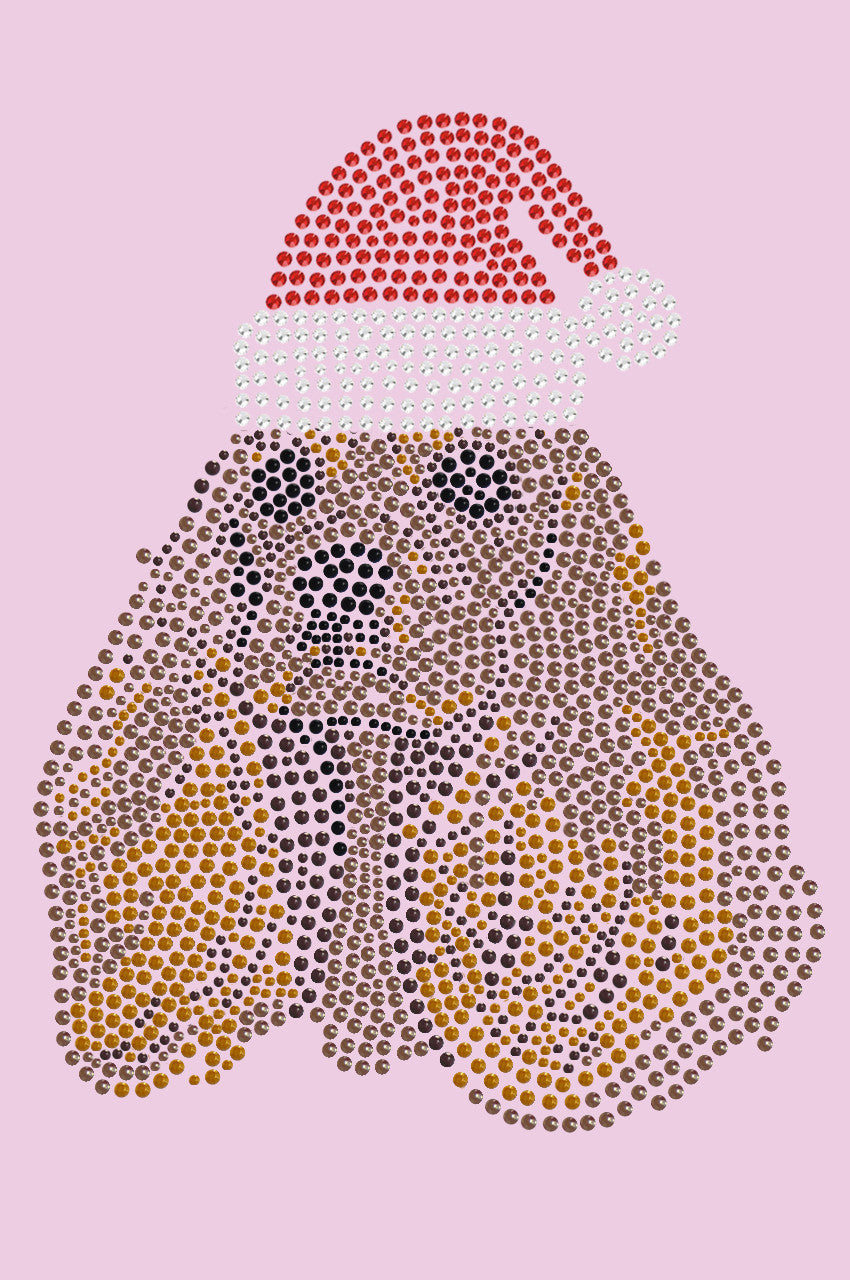 Cocker Spaniel with Santa Hat - Women's T-shirt