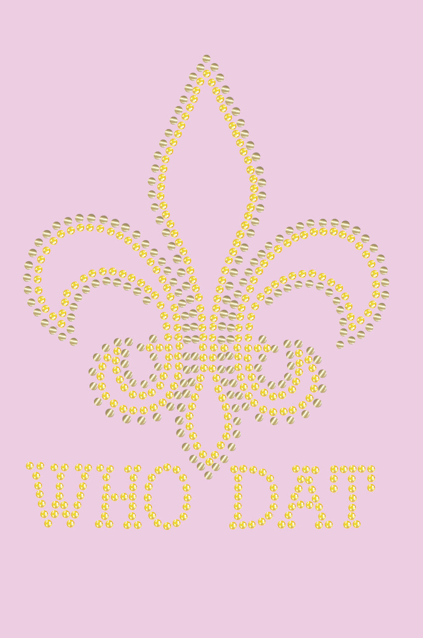 Fleur de Lis with Who Dat - Bandanna