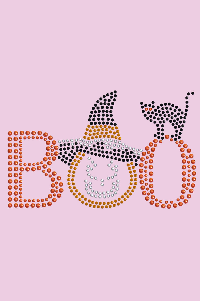 Boo - Hat and Cat - Women's T-shirt