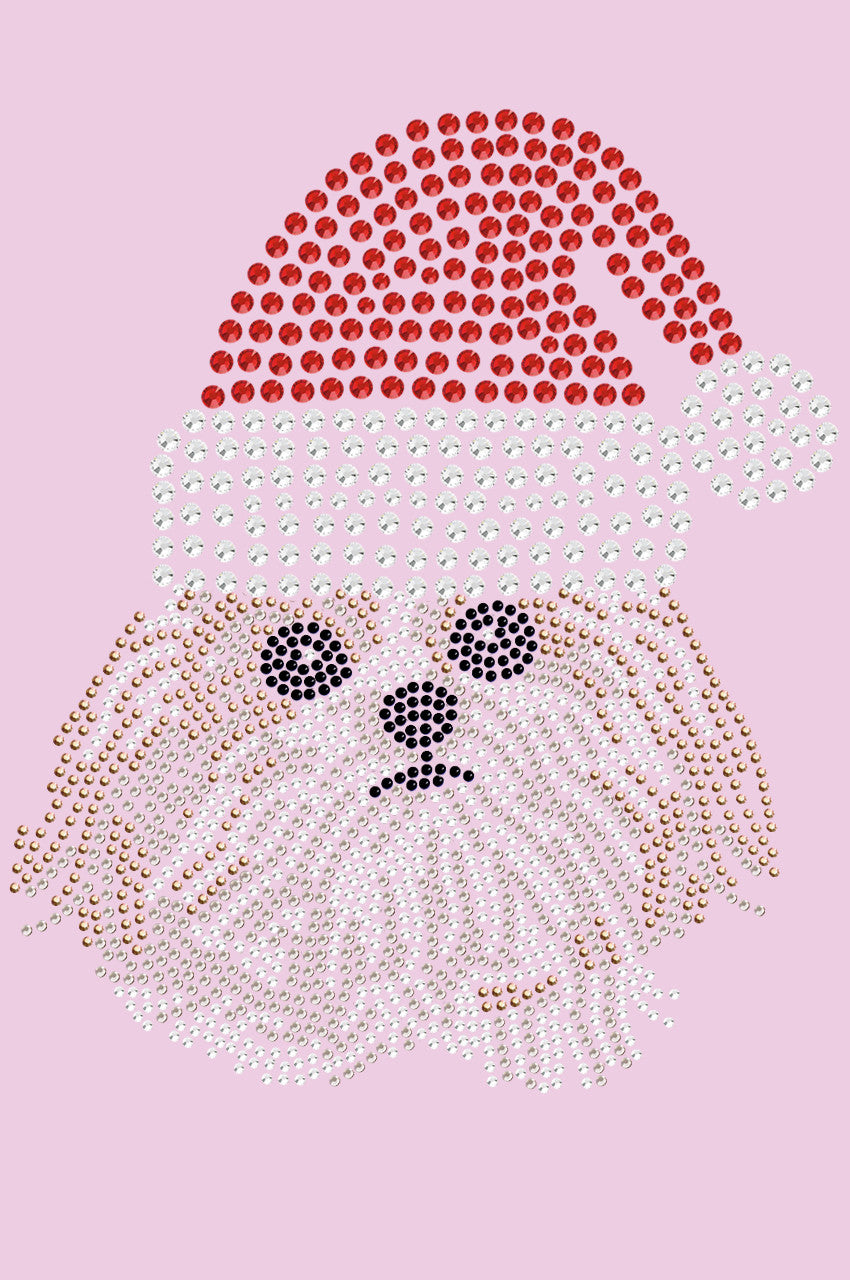 Shih Tzu with Santa Hat - Womens T-shirt