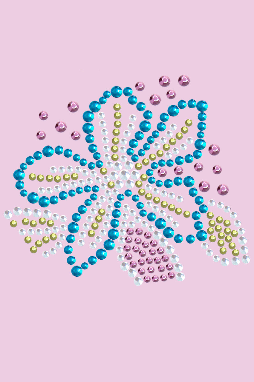 Turquoise Flower - Womens T-shirt
