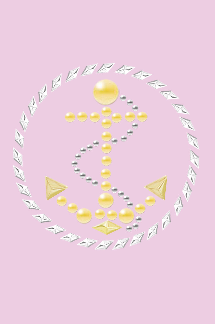 Anchor Circle (Nailhead) - Bandanna