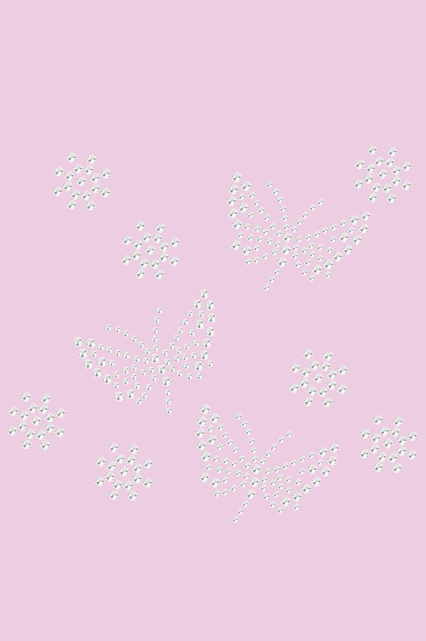 Small Rhinestone Butterflies - Bandanna