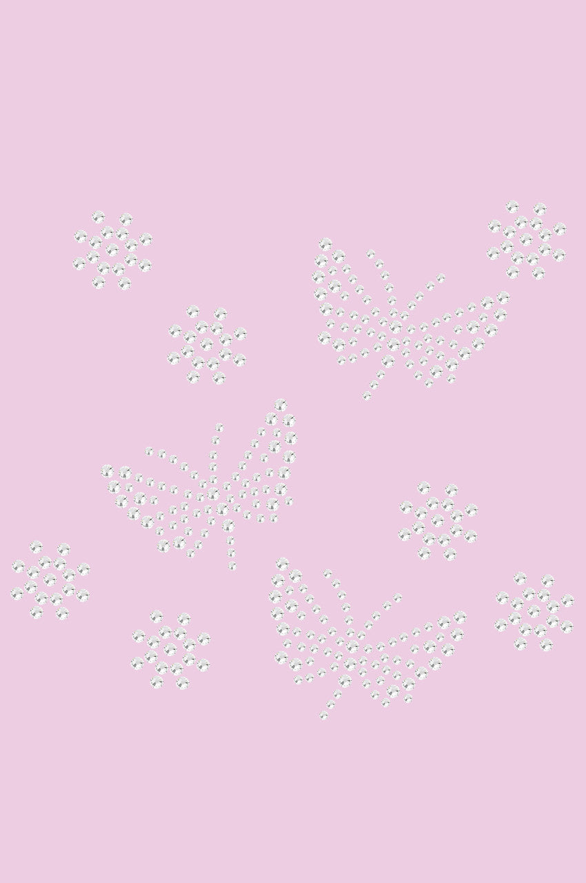 Small Rhinestone Butterflies - Bandanna