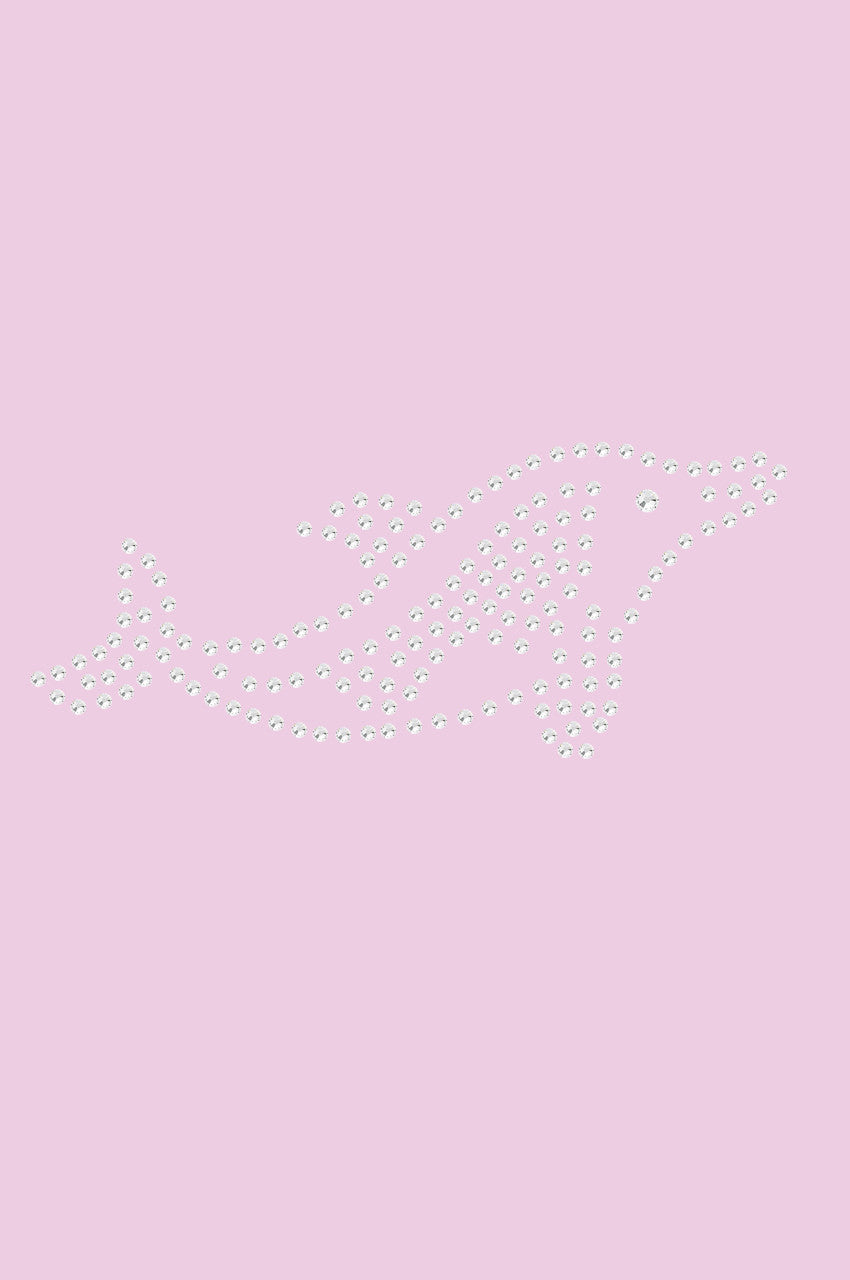 Dolphin (Rhinestone) - Womens T-shirt