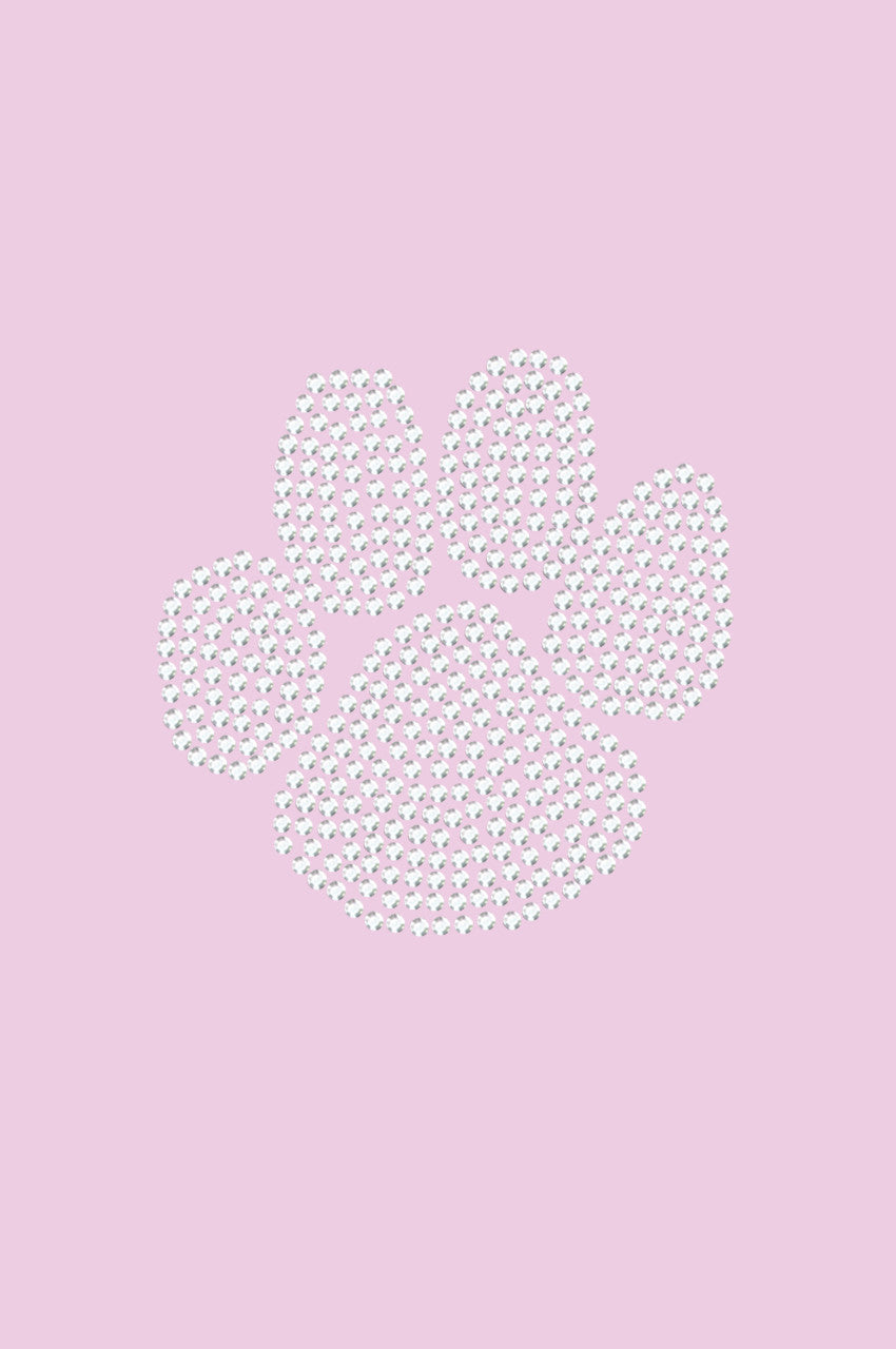 Paw (Rhinestone) - Womens T-shirt