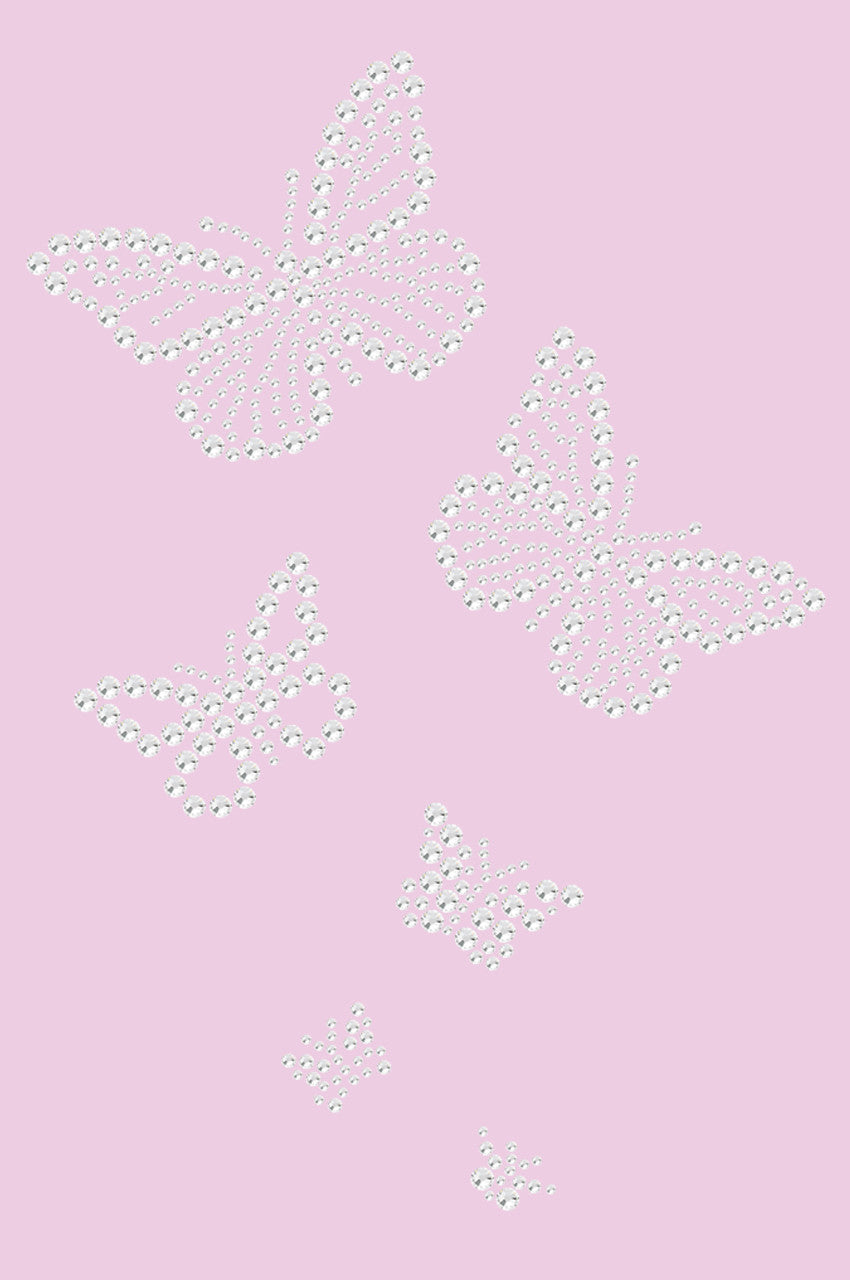 Rhinestone Butterflies - Womens T-shirt