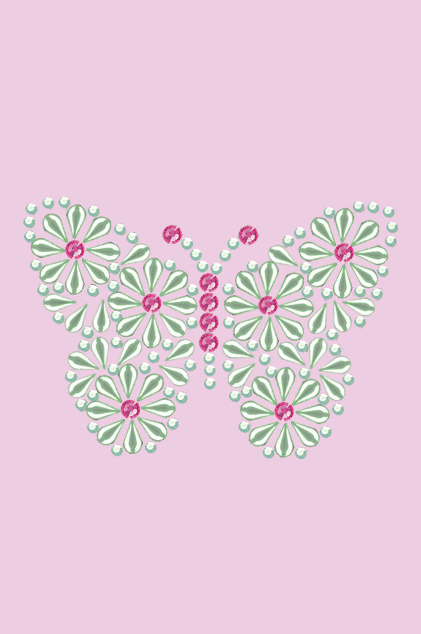 Green Nailhead Butterfly - Women's T-shirt