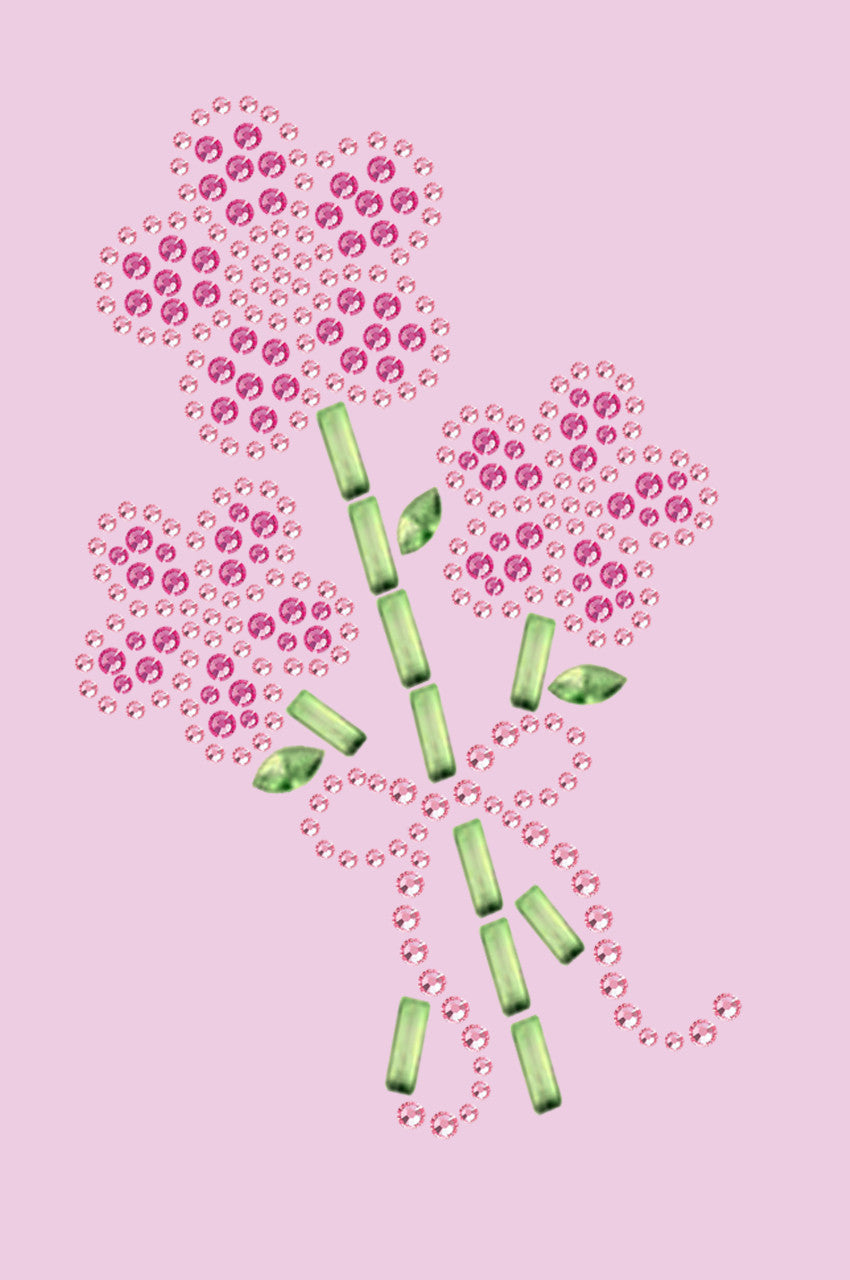 Pink Flower Bouquet - Womens T-shirt