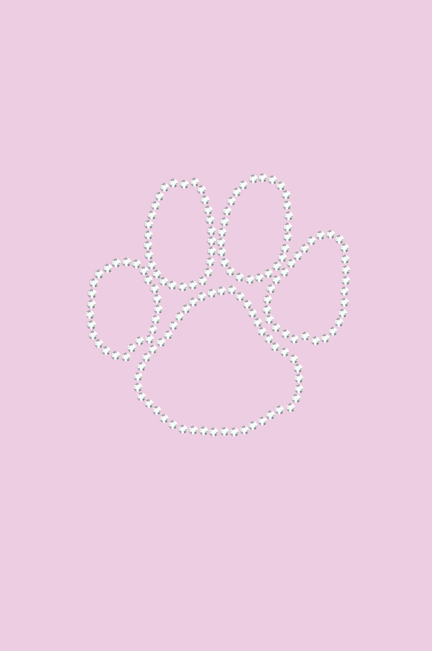 Paw (Rhinestone Outline) - Women's T-shirt