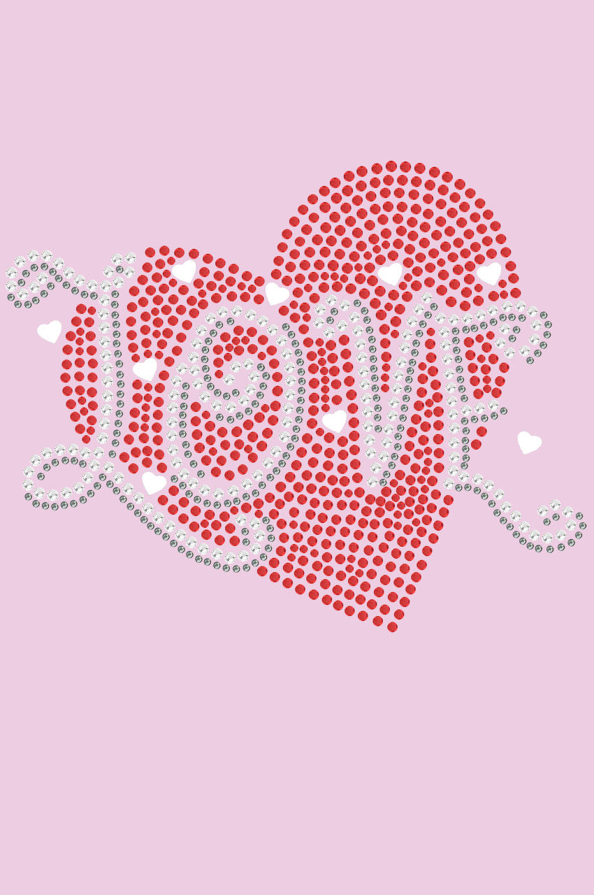 Love Red Heart - Womens T-shirt