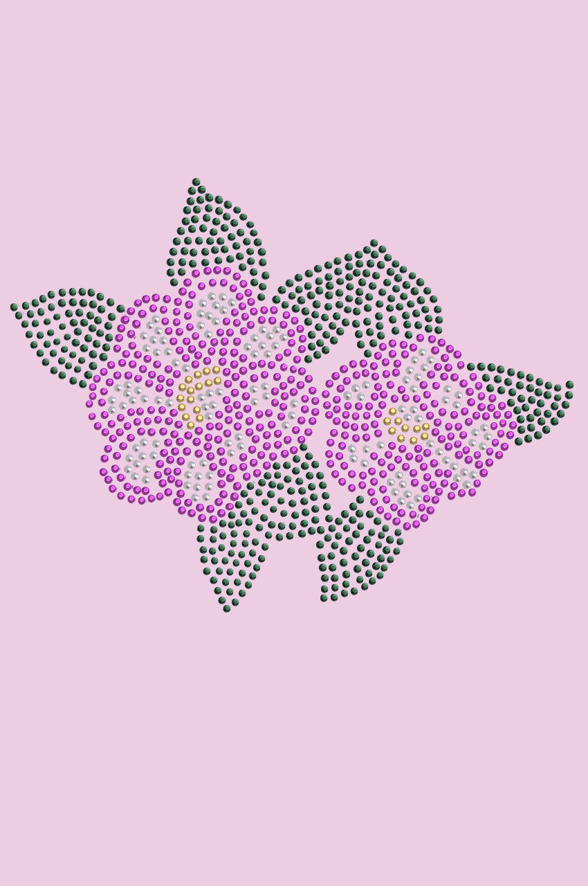 Magenta Flowers - Womens T-shirt