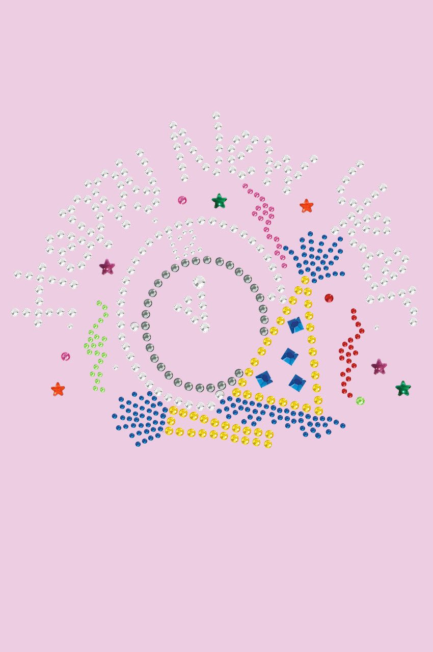 Happy New Year Clock - Bandanna