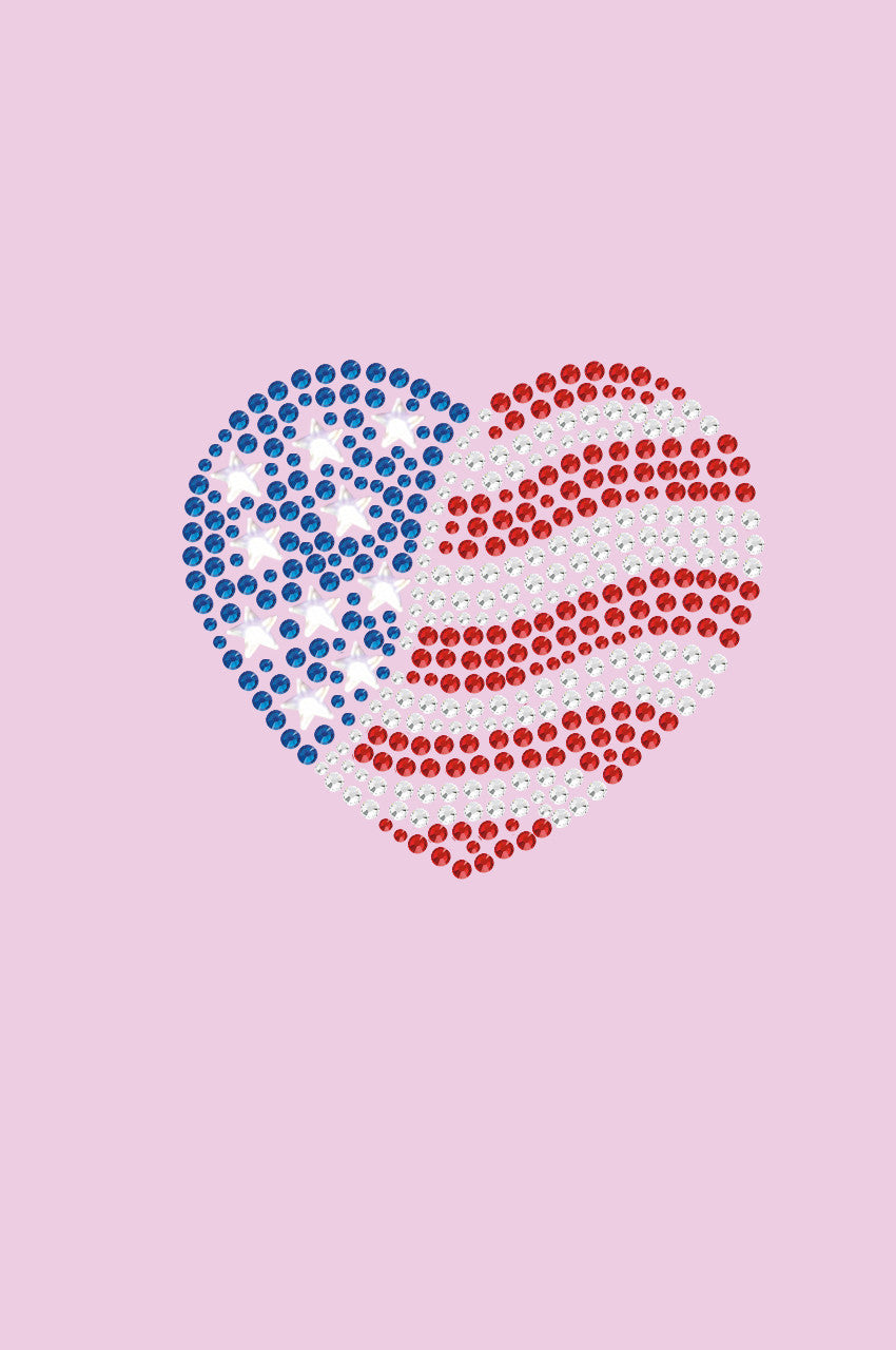 Patriotic Heart 2 - Womens T-shirt