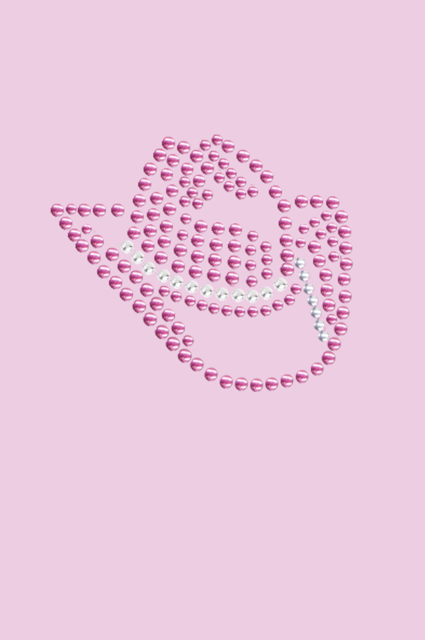 Hat (Austrian crystal Pink Cowgirl) - bandana