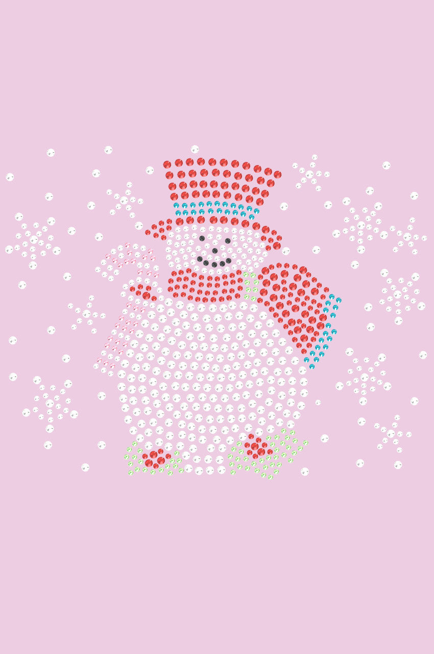 Snowman with Snowflakes - Women's T-shirt