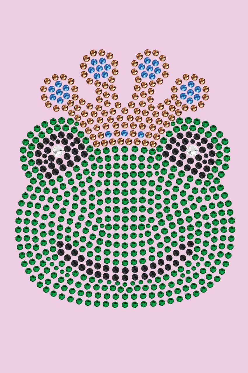 Frog with Blue Crown - Womens T-shirt