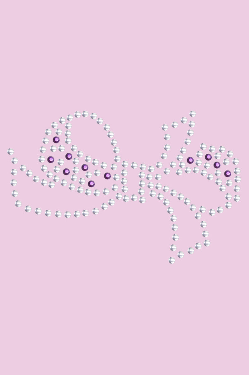 Bow (Purple & Silver) - Women's T-shirt