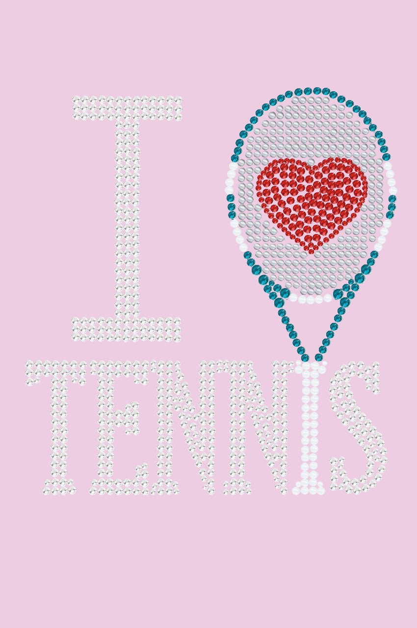 I Love Tennis - Womens Tee