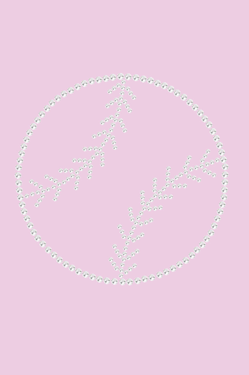 Baseball (Rhinestone Outline) - Women's Tee