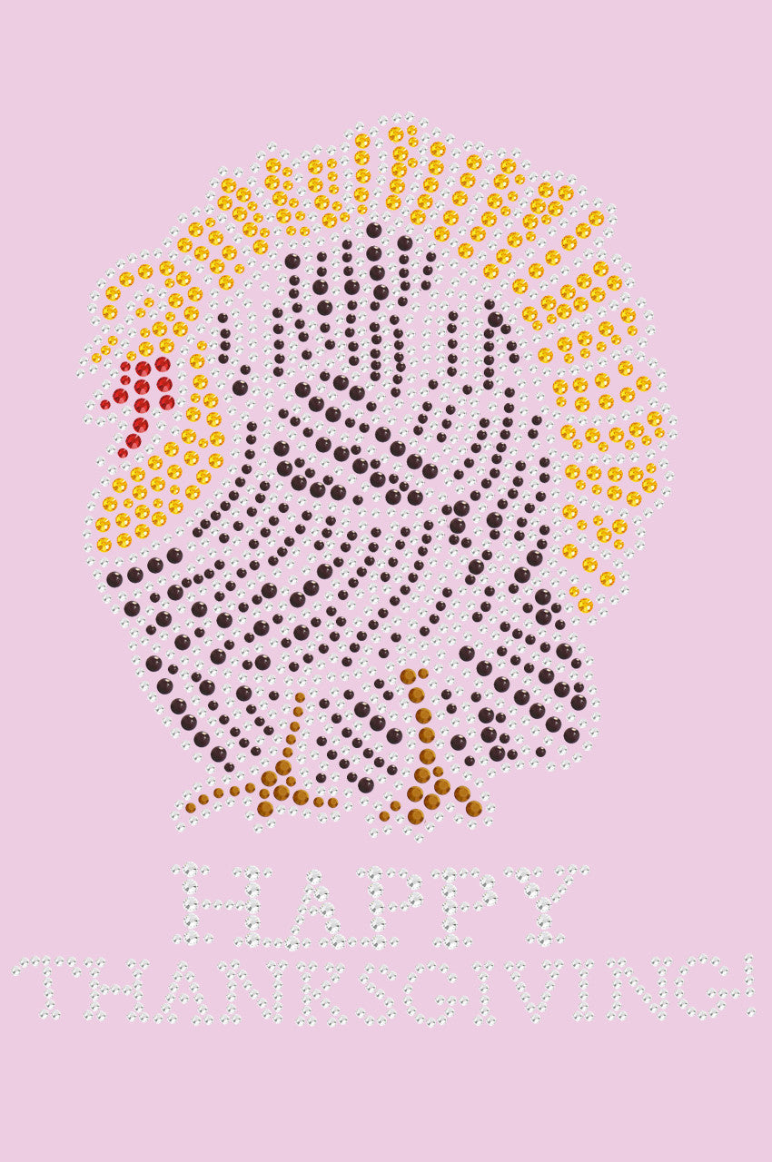 Happy Thanksgiving Turkey 1- Womens T-shirt