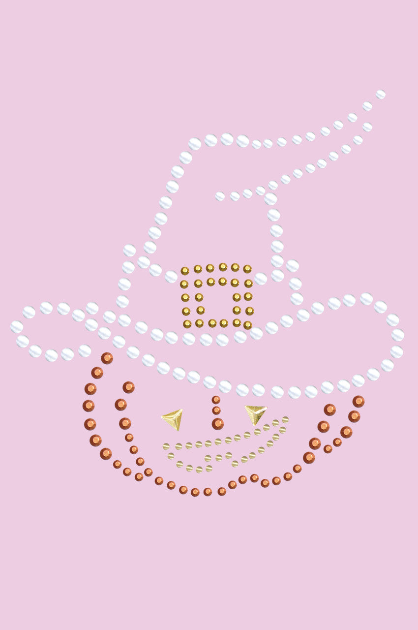 Pumpkin with Witch Hat Bandanna