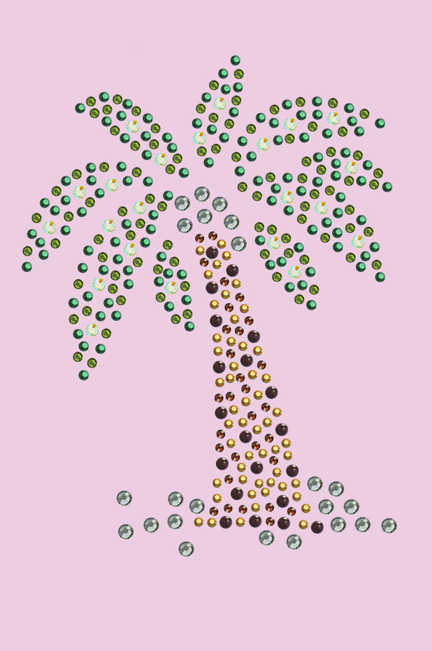 Palm Tree (Green) - Womens T-shirt