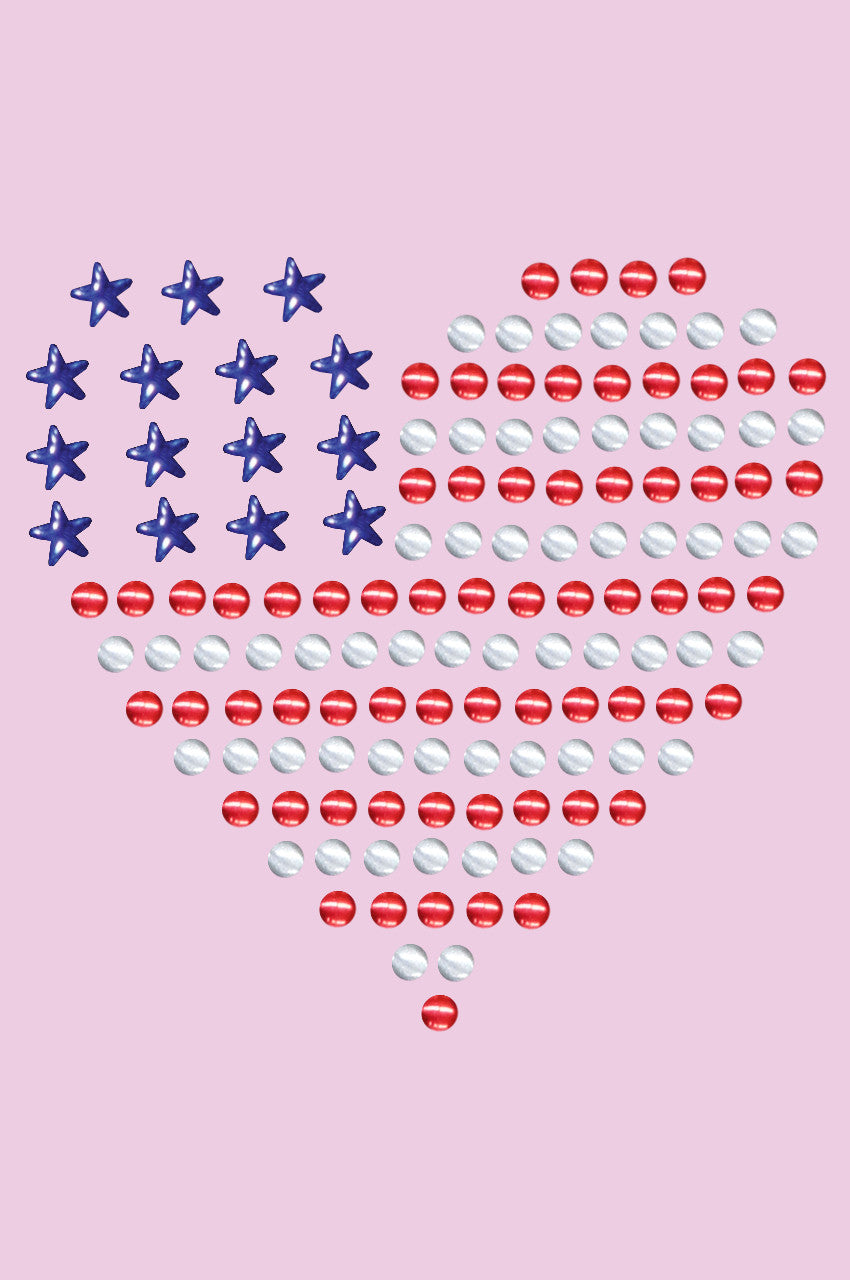 Patriotic Heart 1 Bandanna