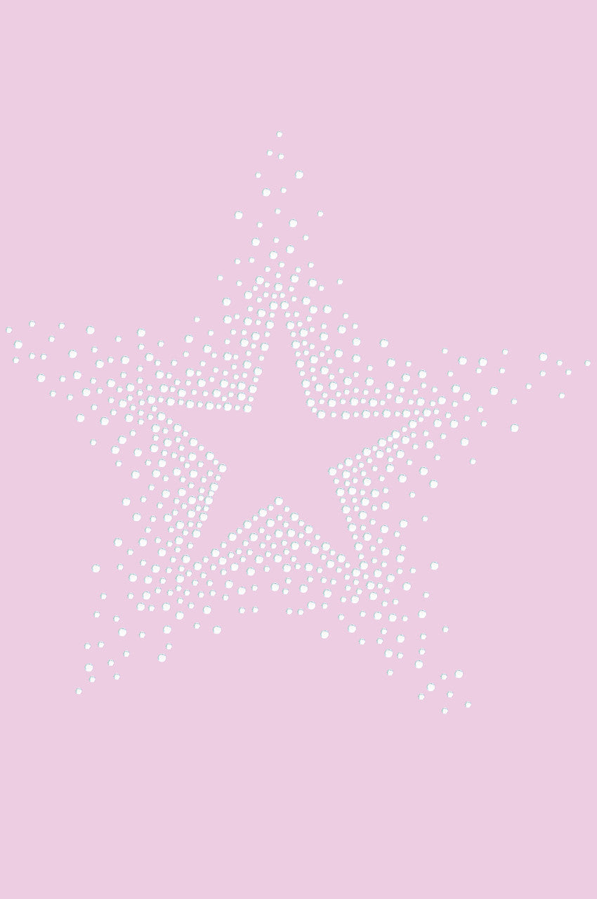 Star (Clear Rhinestones) - Womens T-shirt