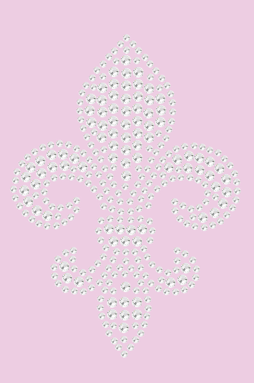 Fleur de Lis (Rhinestone) - Womens T-shirt