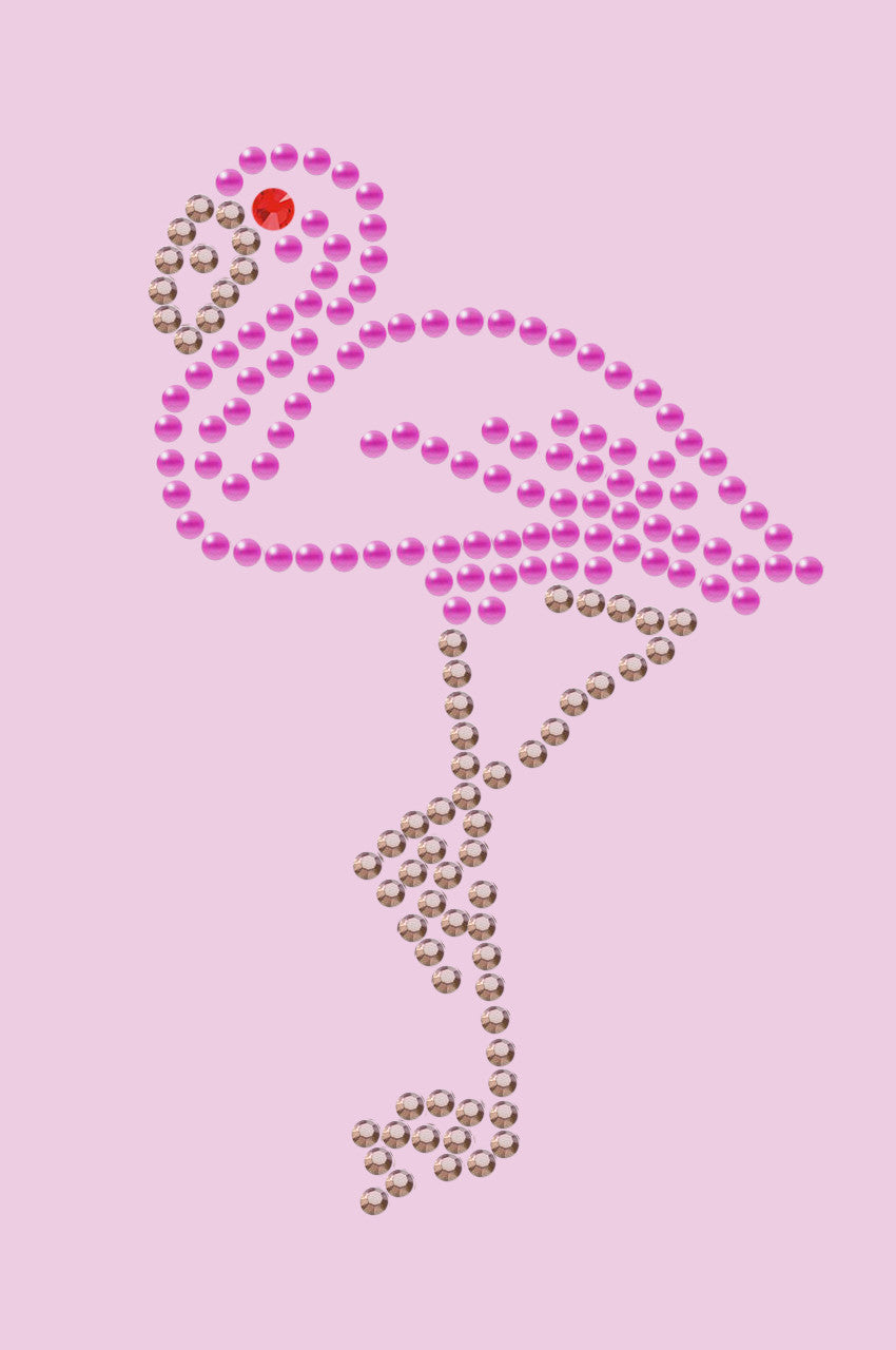 Pink Flamingo (Small) - Womens T-shirt