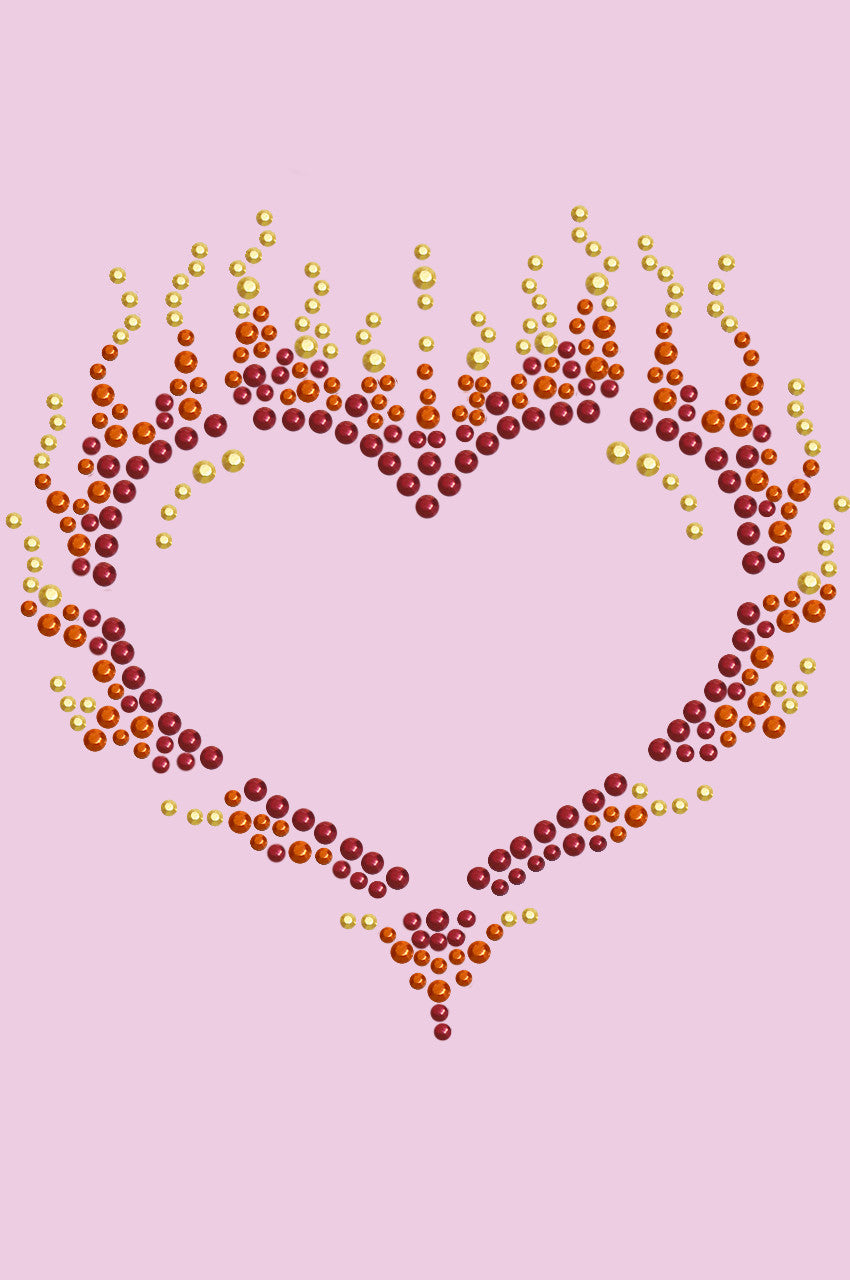 Flame Heart - Womens T-shirt