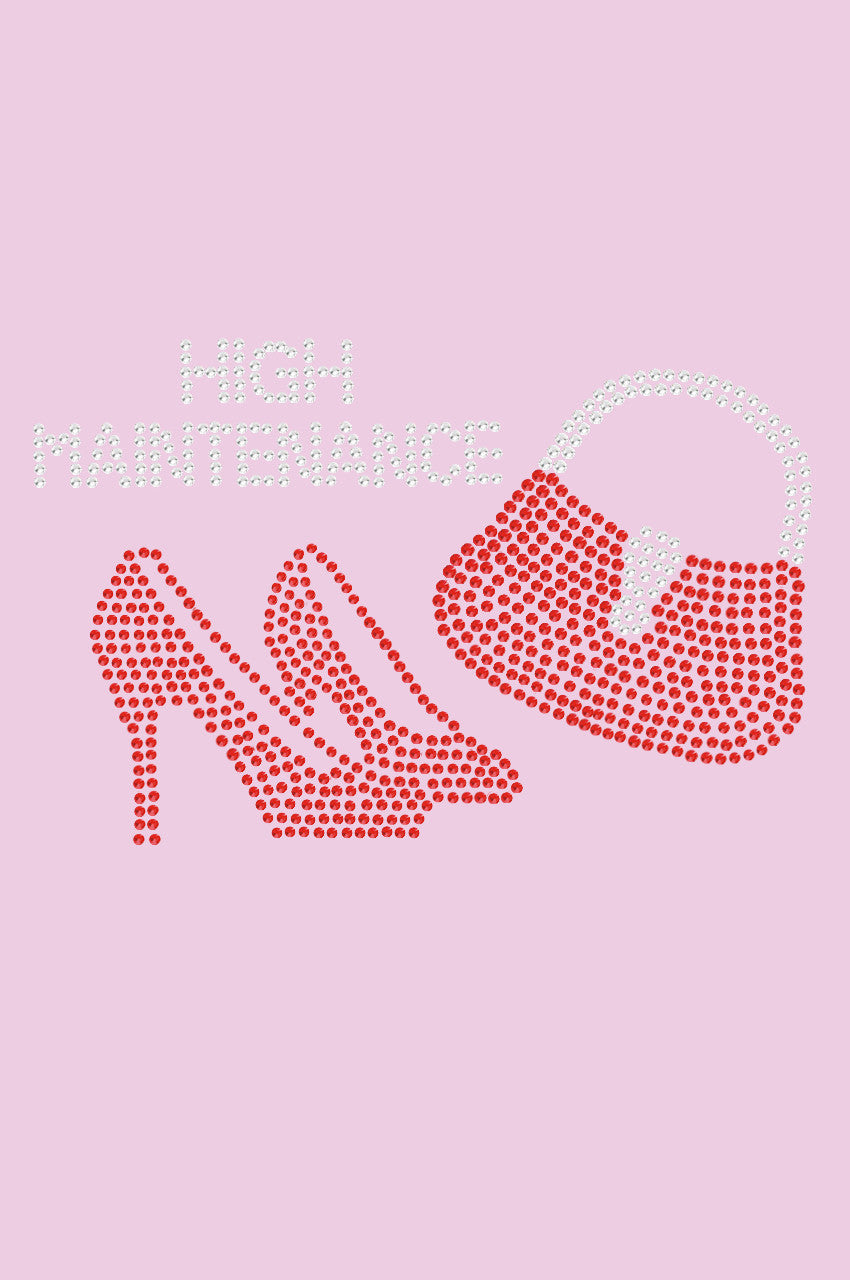 High Maintenance Red Heels & Purse - Womens T-shirt