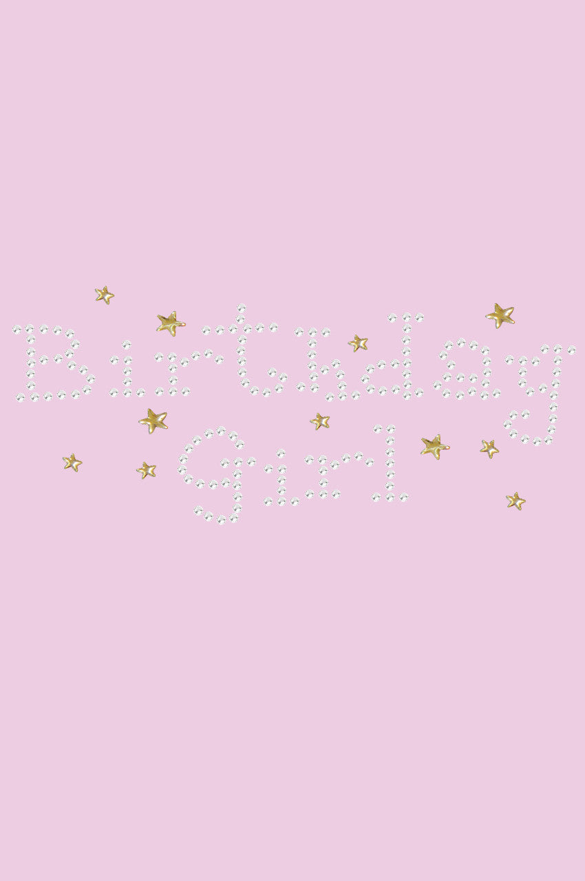 Birthday Girl with Stars - Women's T-shirt