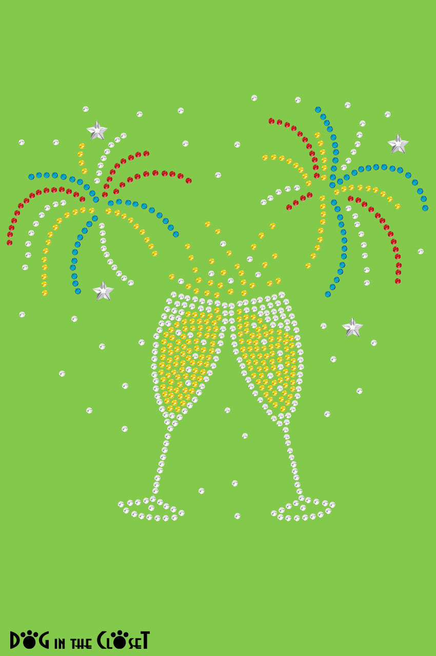 Happy New Year Drink & Fireworks - Bandanna