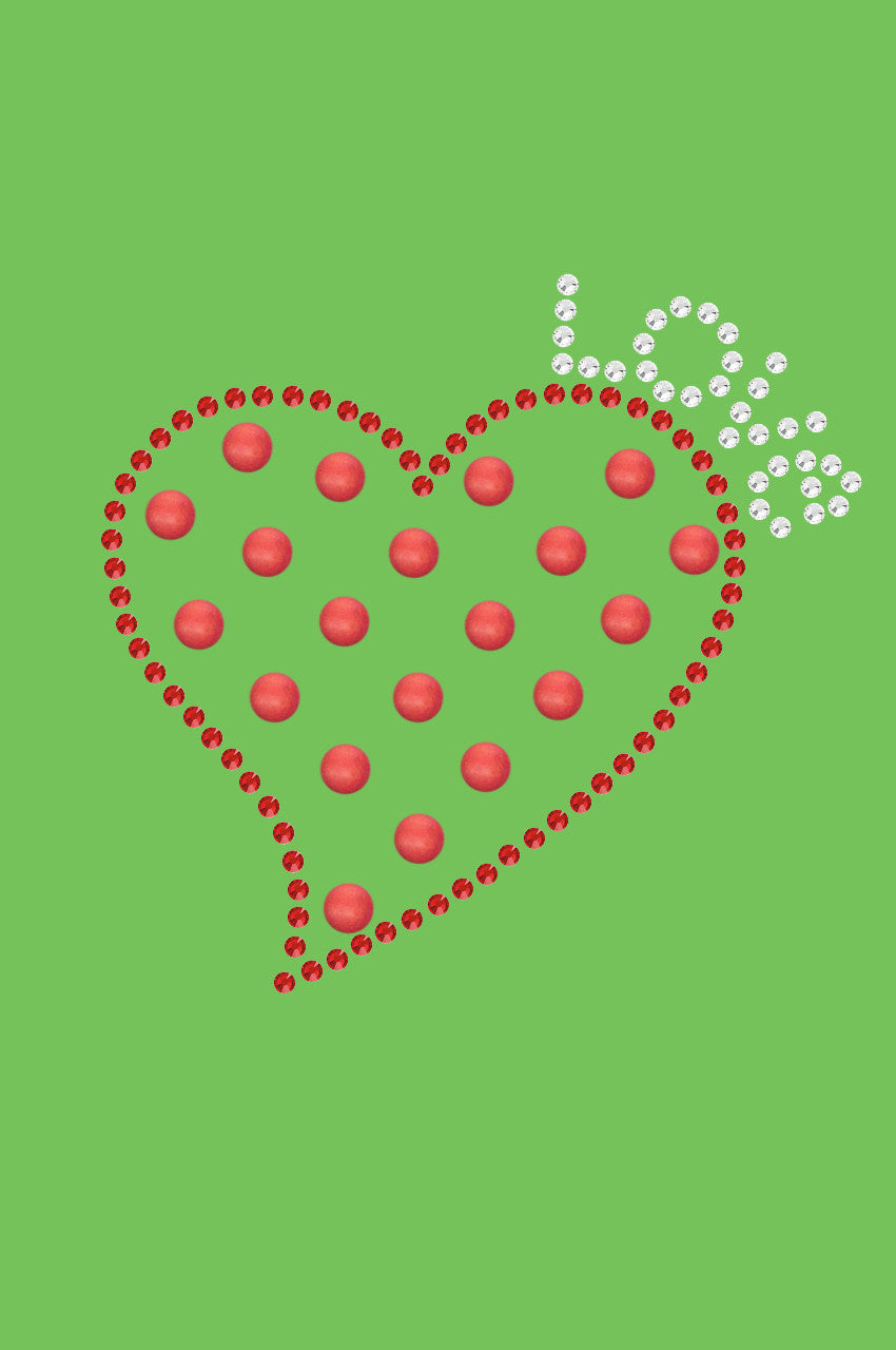 Small Love Polka Dot Heart - Bandanna