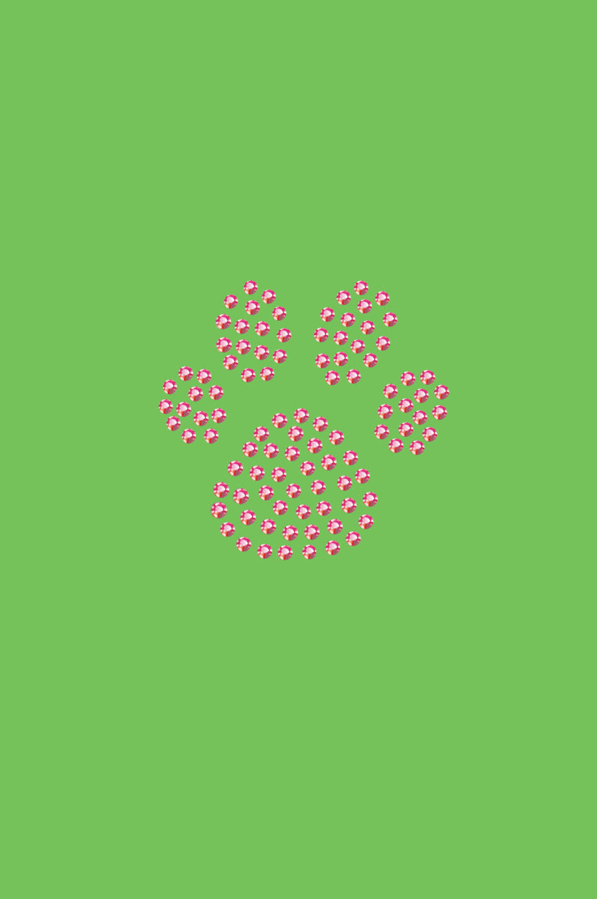 Paw (Pink Rhinestuds) bandana