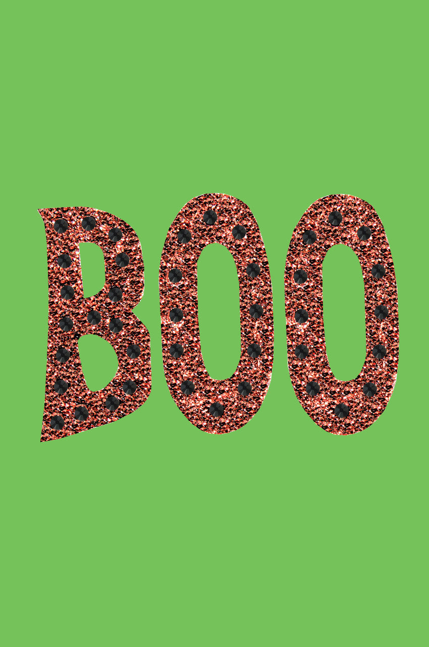 Orange Glitter Boo Bandanna