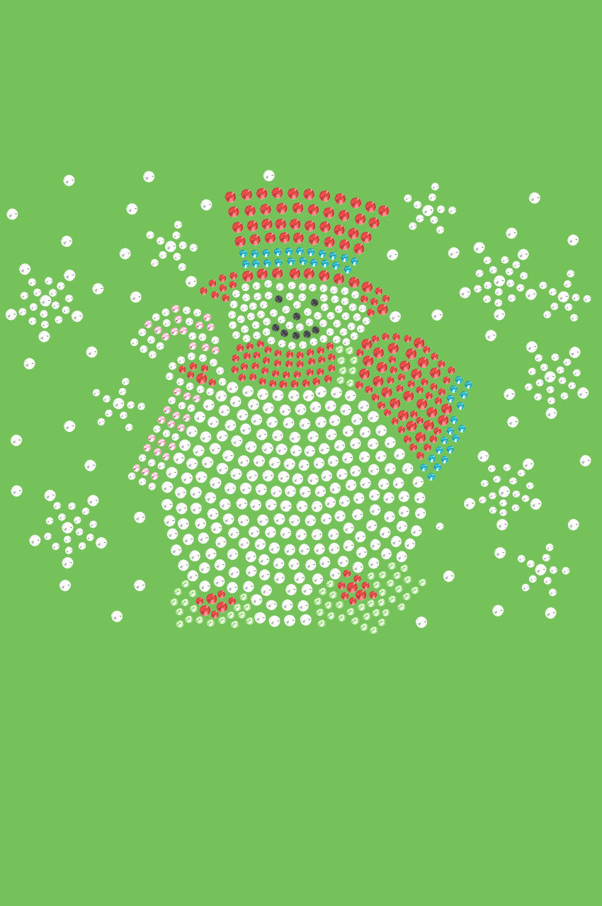 Snowman with Snowflakes - Bandana