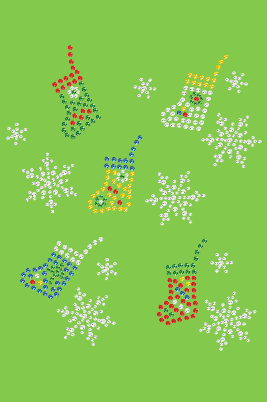Stockings & Snowflakes - Bandana