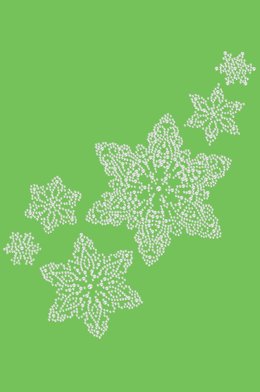 Rhinestone Snowflakes - Bandana
